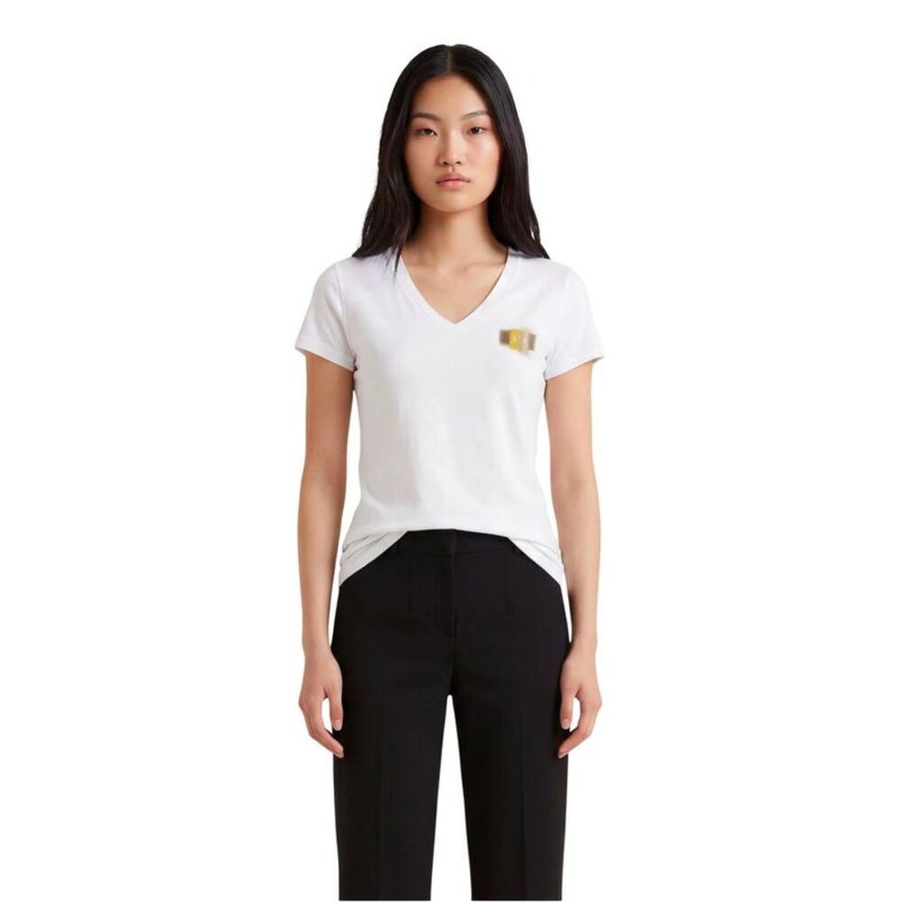 Armani Exchange White Cotton Women's T-Shirt